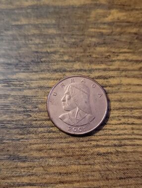 2001 Panama 1 Centesimo Bronze Coin